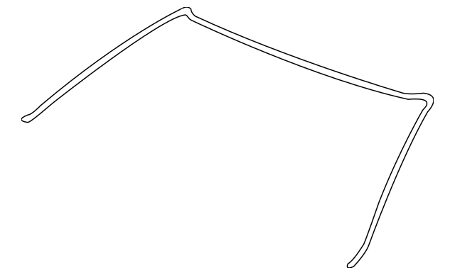 Genuine OEM GM Chevrolet Impala Windshield Reveal Molding 2000-2005 10446566