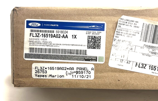 New OEM Genuine Ford F-250 Super Duty 2015-22 Sunroof Cover Grey FL3Z16519A02AA