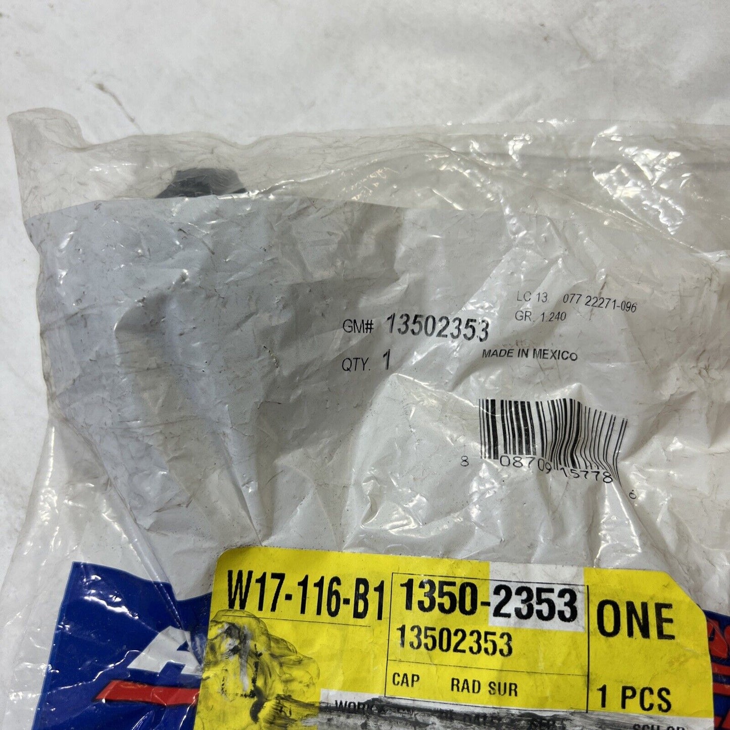 Genuine OEM GM ACDelco Expansion Tank Radiator Cap 2007-2023 13502353