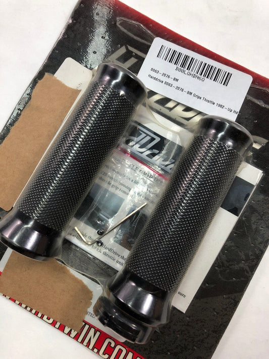 New HardDrive Parts Grips Throttle 1982-Up for Harley Davidson Dual Cable Set