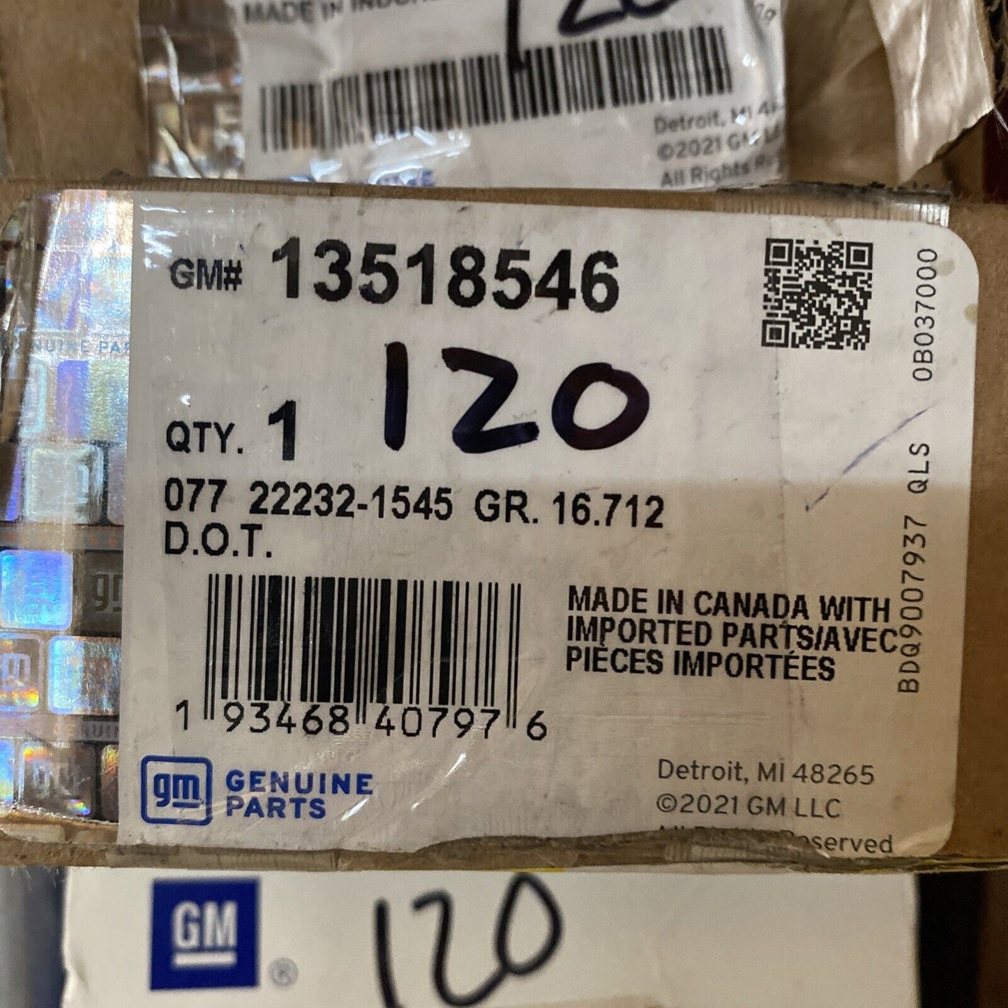 New OEM Genuine GM Envision 2021-2023 Control Module Unit 13518546