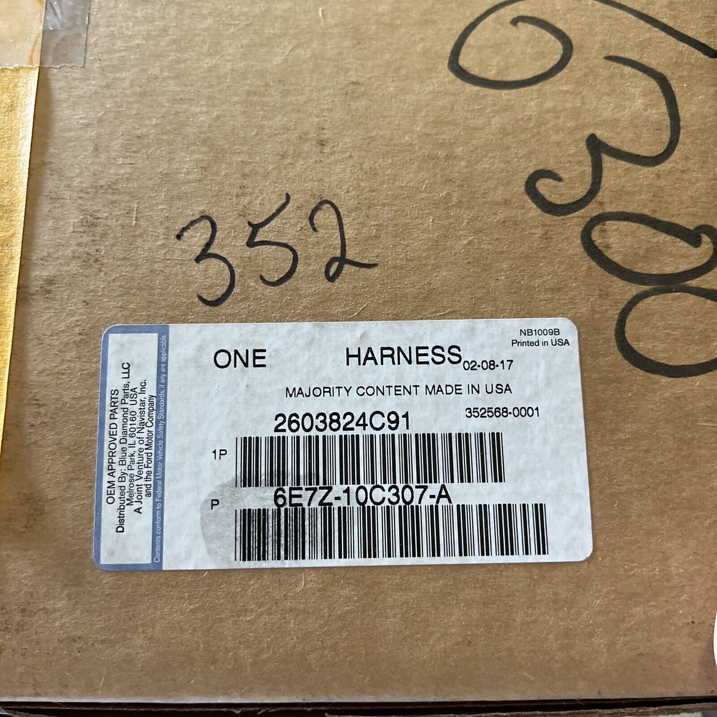 New OEM Genuine International Battery Cable HARNESS 2603824C91 6E7Z10C307A