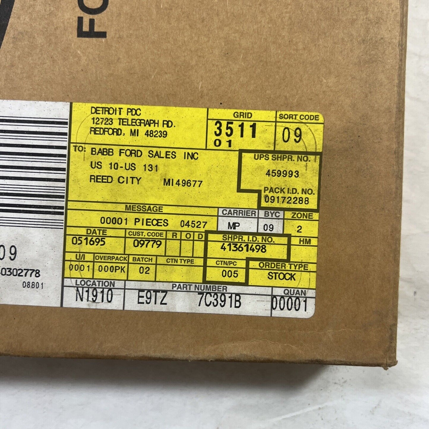 Genuine OEM Ford Transmission Overhaul Kit E9TZ7C391B