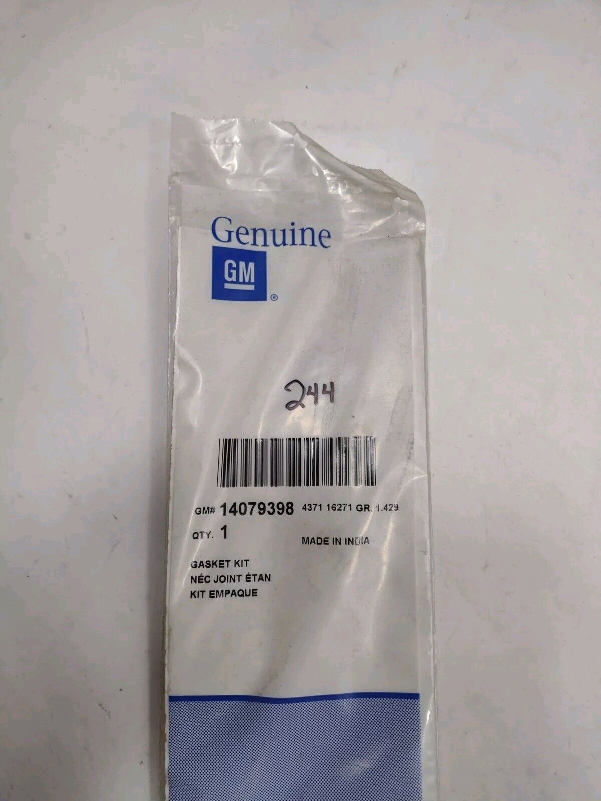 Genuine OEM GM Chevy Caprice Oil Pan Gasket 1984-1990 14079398