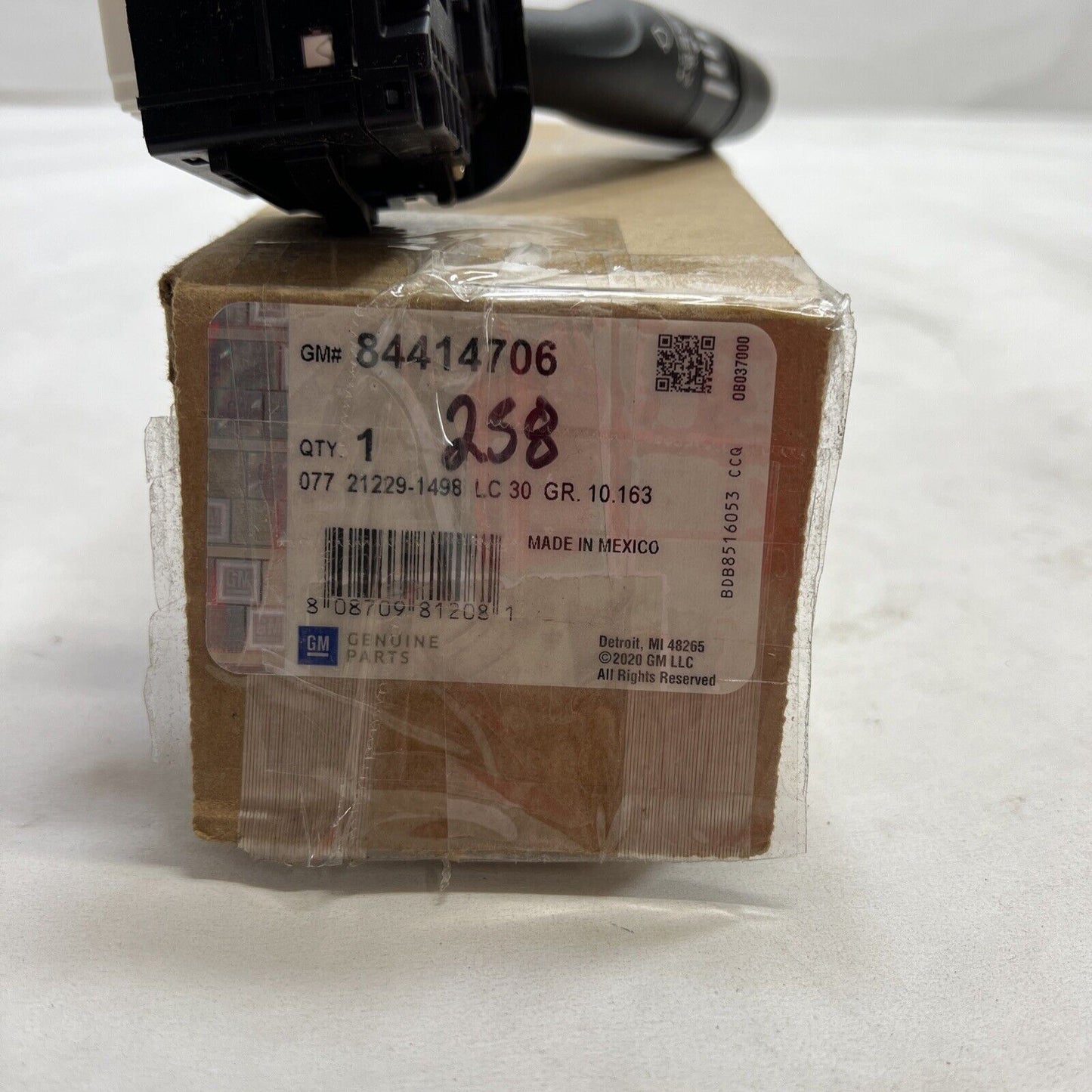 Genuine OEM GM Malibu Windshield Wiper & Windshield Washer Switch 22-23 84972826