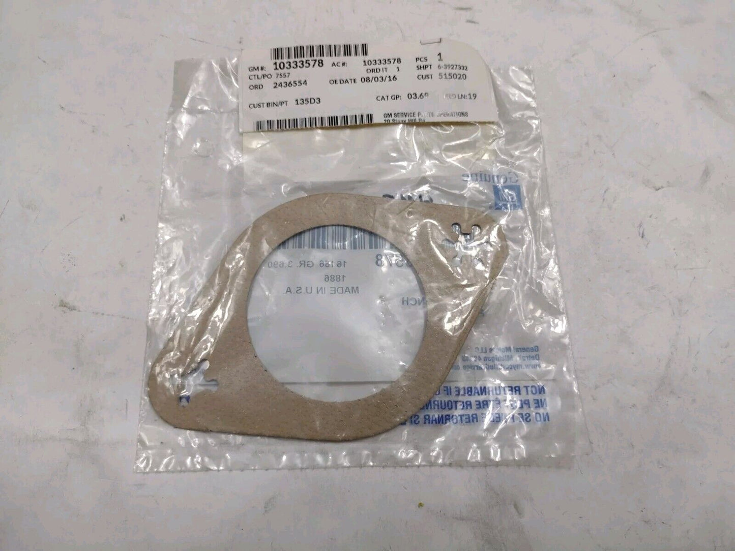 GM Genuine Parts 10333578 Catalytic Converter Gasket