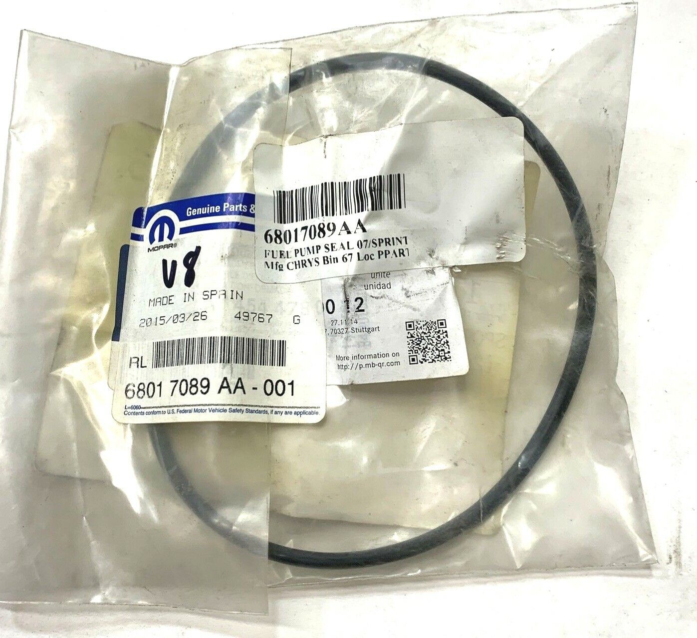 New OEM Genuine MOPAR Seal 68017089AA