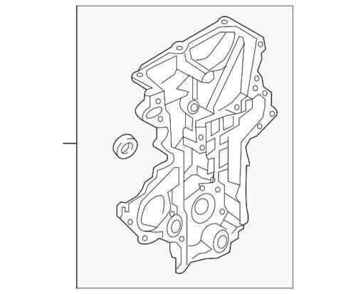 Genuine OEM Hyundai Sonata Hybrid Timing Chain Cover 2.0L NEW 2016-20 213502E450