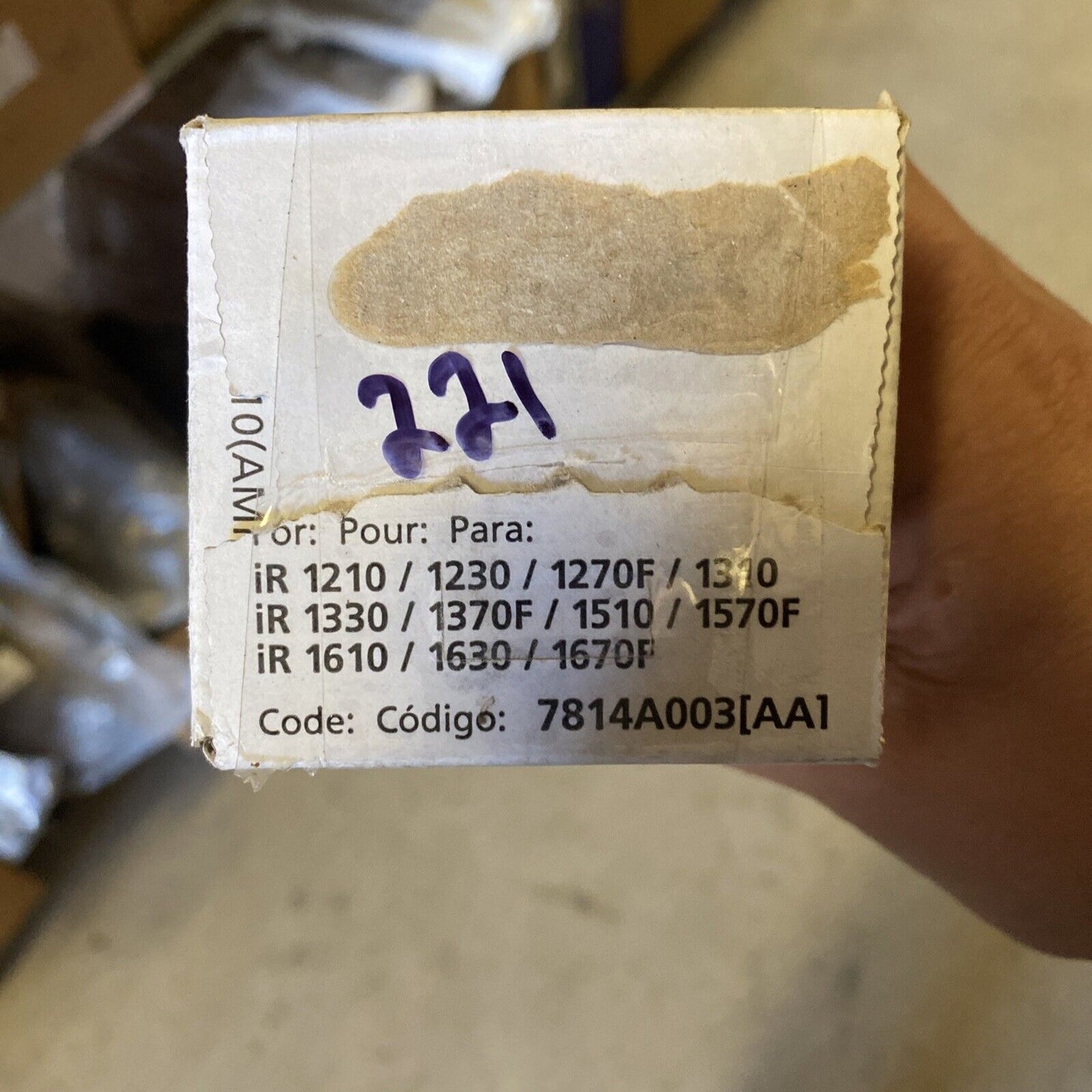 New Canon Black Toner Cartridge NIB GPR-10