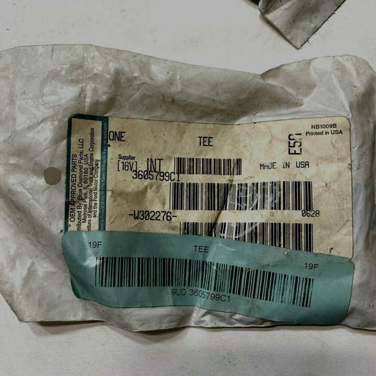 New OEM International Brass Pipe 3 Way T Fitting 3605799C1