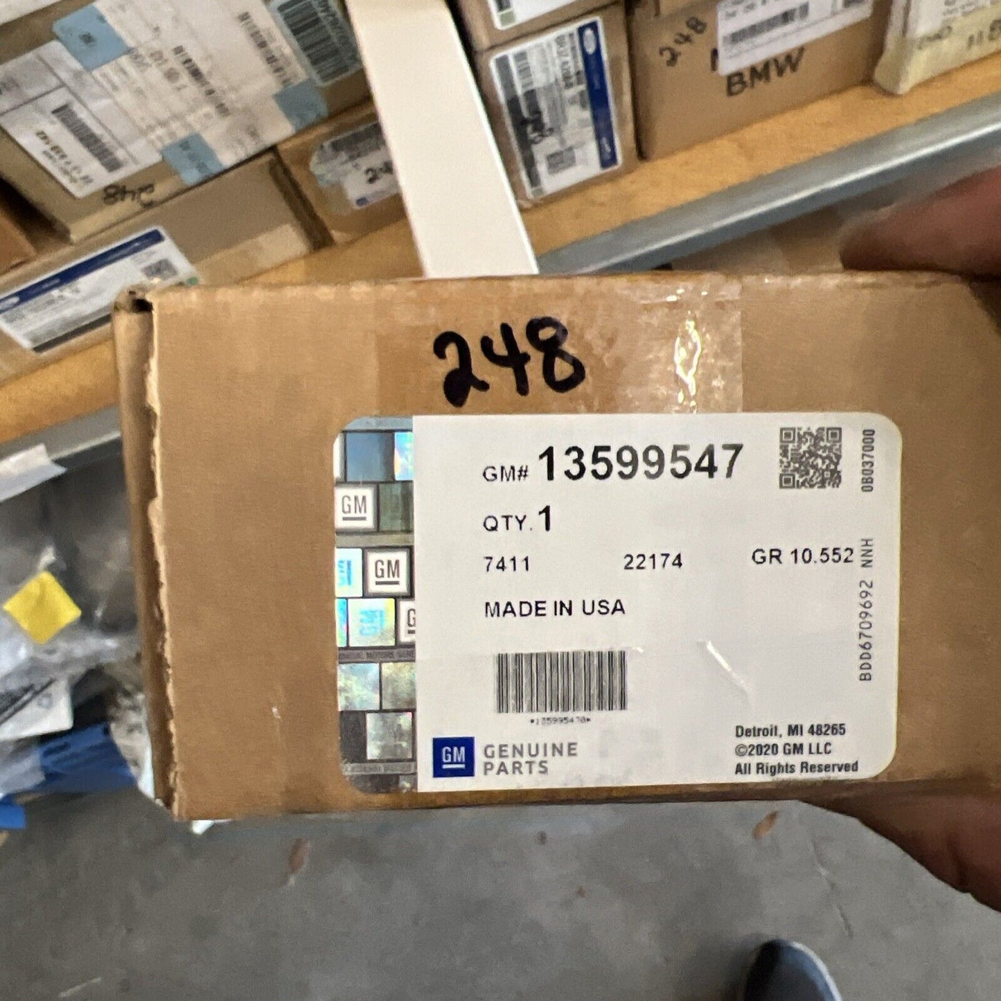 Genuine OEM GM CT4 Rear Side Door Lock Cylinder Cap 2013-2023 13599547