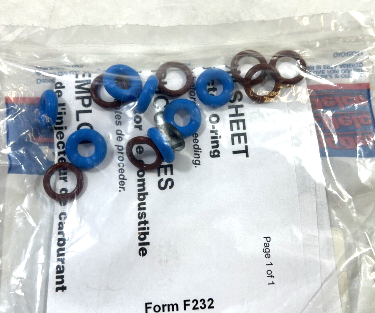 Genuine OEM GM ACDelco Multi-Port Fuel Injector O-Ring Kit w/ 16 O-Rings 2173092
