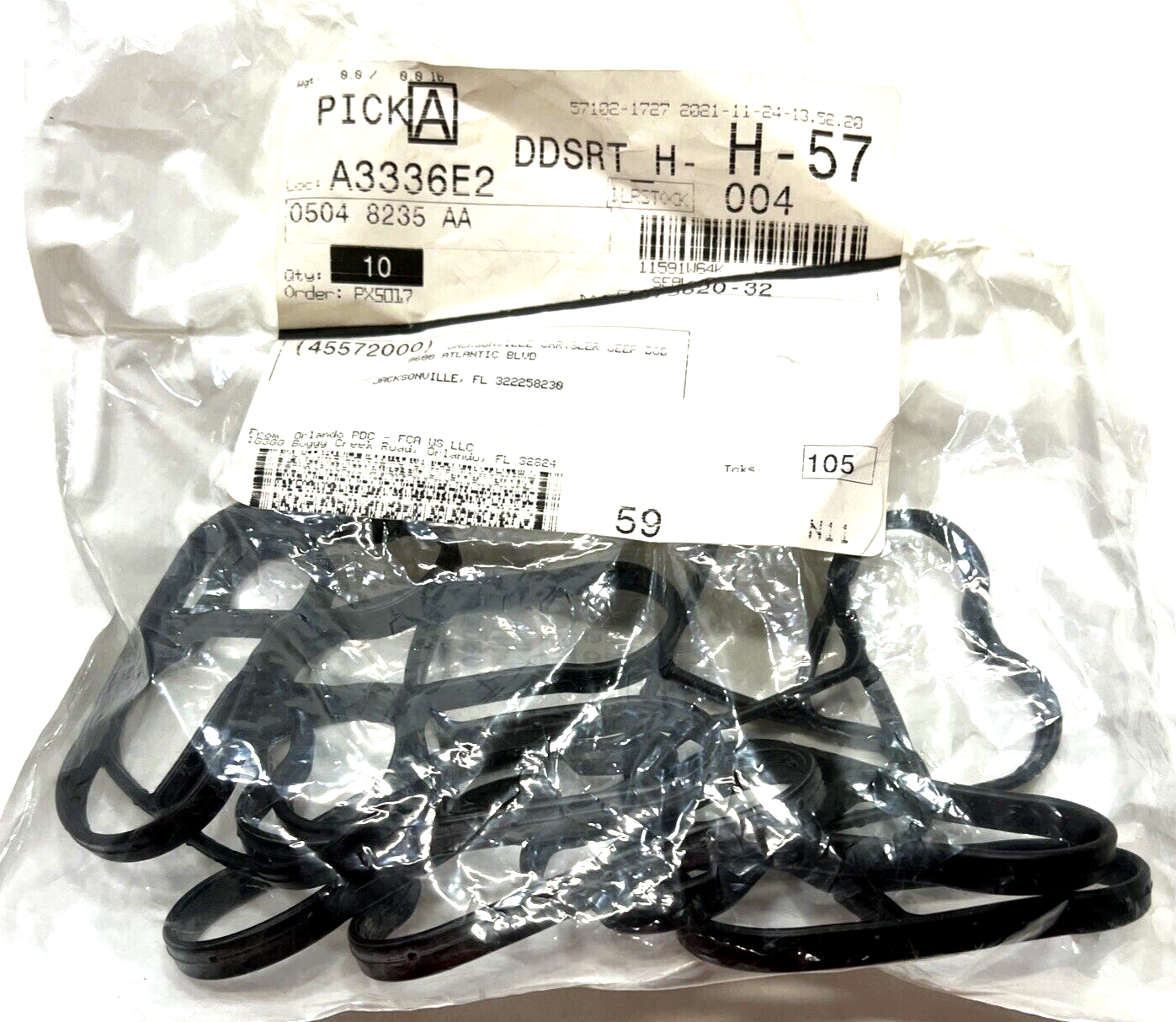 *1 Single Spark Plug Tube Seal Mopar 5048235AA