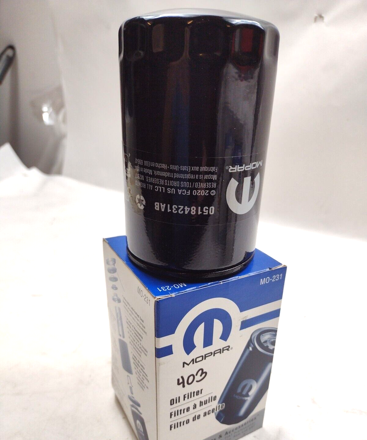 Genuine OEM Mopar Engine Dodge Dakota Jeep Commander Oil Filter 5184231AA MO-231