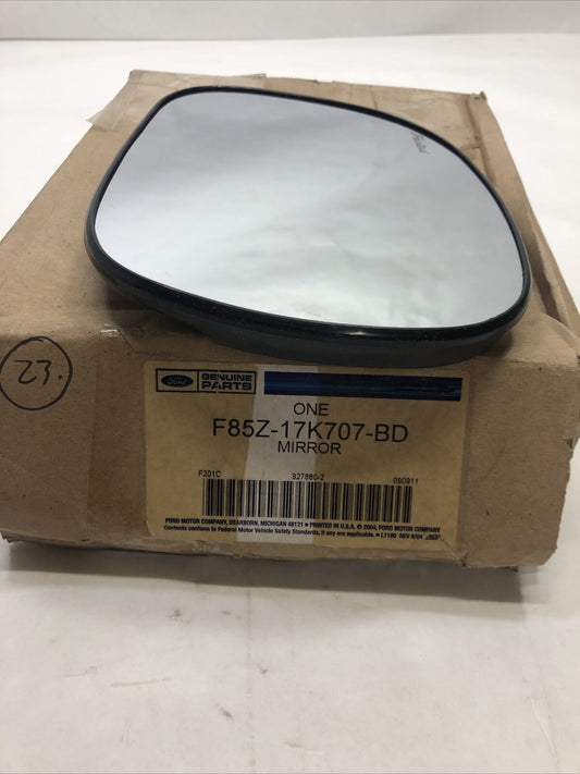 New OEM Genuine Ford Left Rear View Outer Mirror Glass Assembly F85Z-17K707-BD