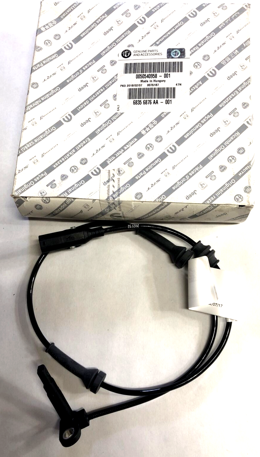 New OEM Genuine Mopar Antilock Brake System Speed Sensors 68356876AA