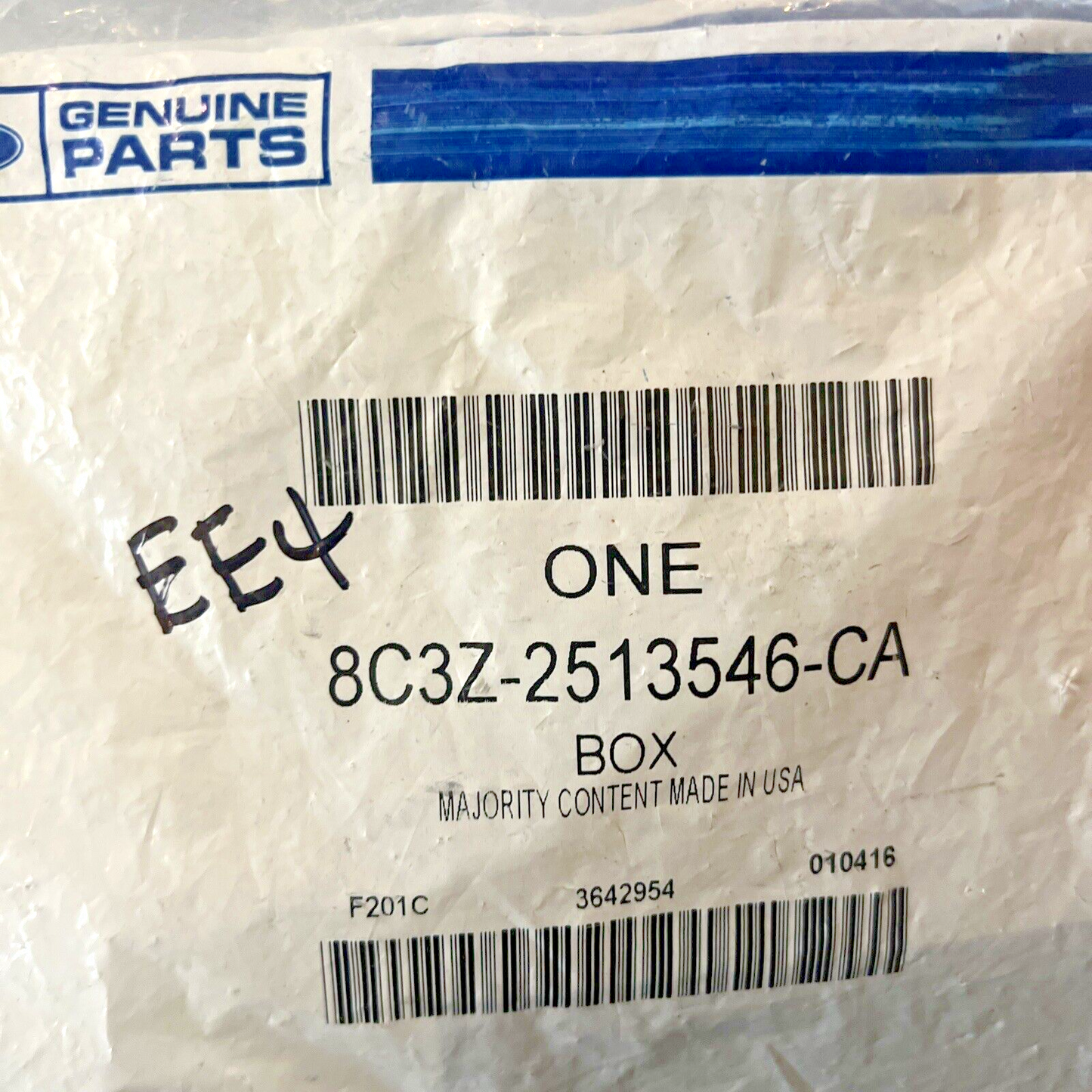 Genuine OEM Ford Transit Instrument Panel Dash-Utility Box 08-24 8C3Z2513546CA