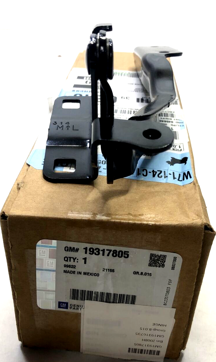 New OEM Genuine GM Chevrolet 15-18 Left Driver Side Hood Hinge 19317805