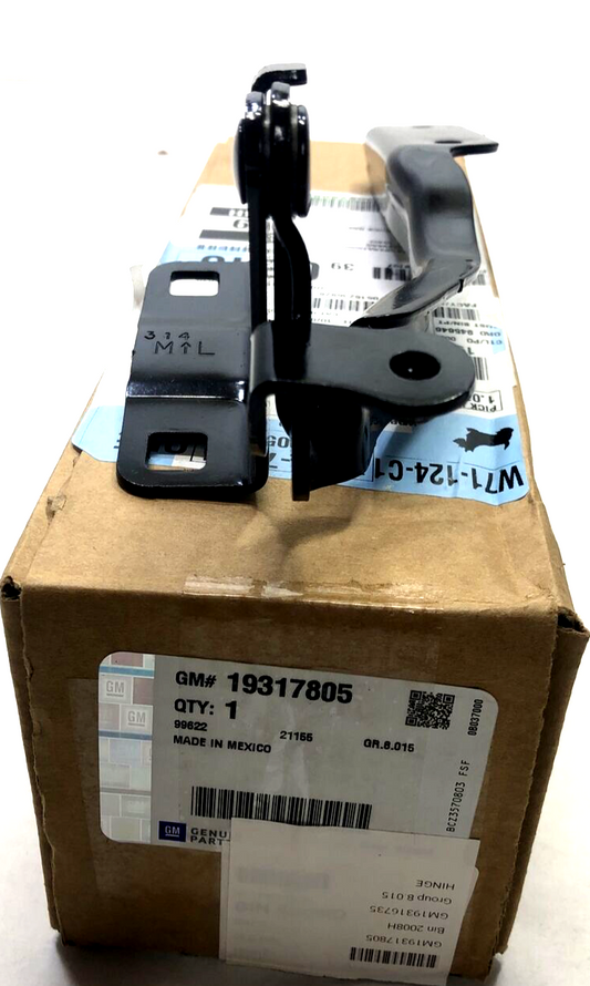 New OEM Genuine GM Chevrolet 15-18 Left Driver Side Hood Hinge 19317805