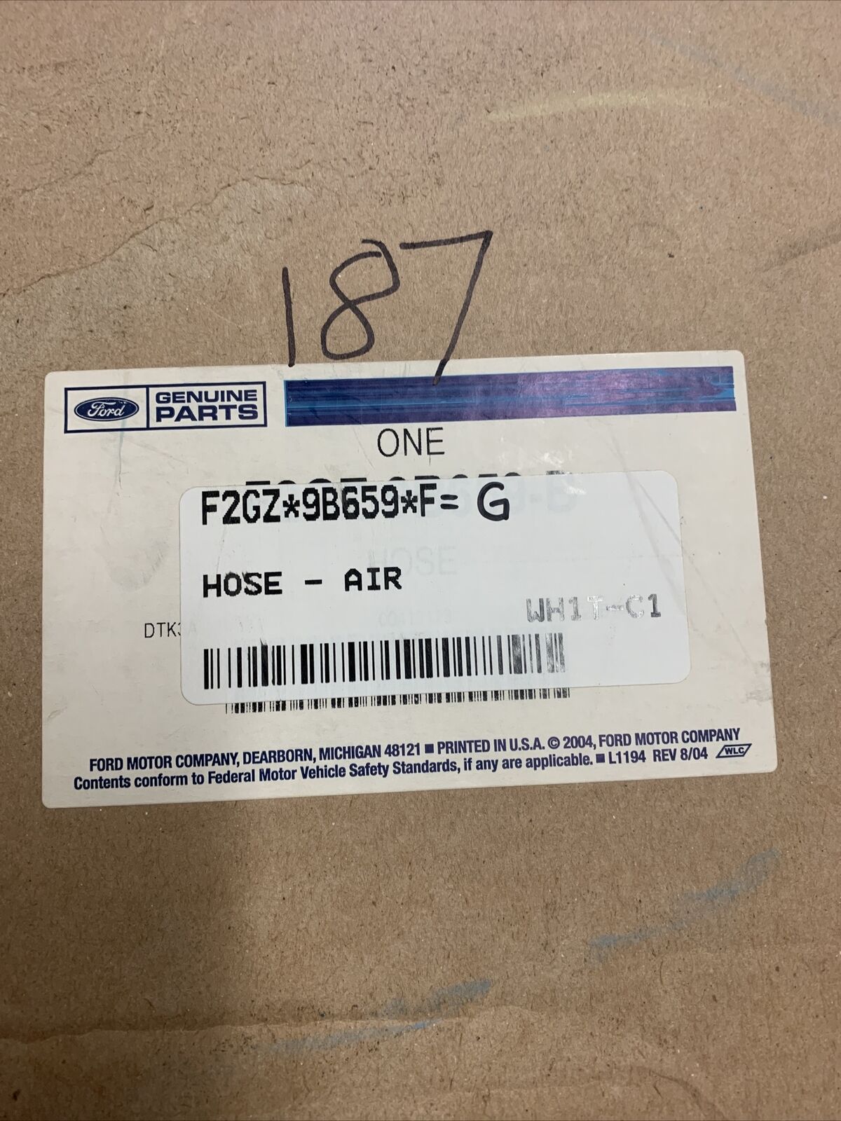 New OEM Ford Fusion 2015-20 Air Inlet Tube Assy F2GZ-9B659-F