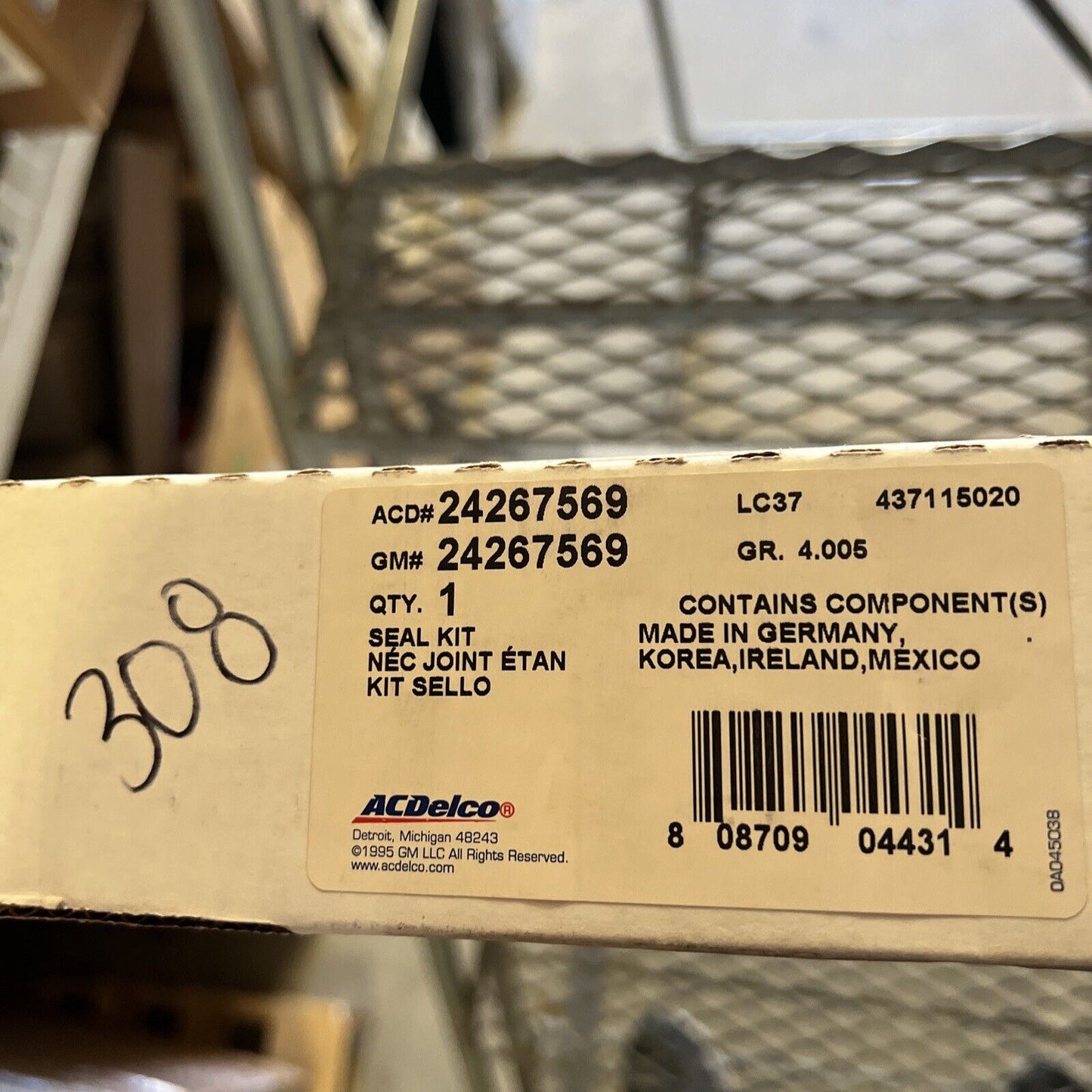 Genuine OEM GM Malibu Automatic Transmission Service Seal Kit 2009-2014 24267569