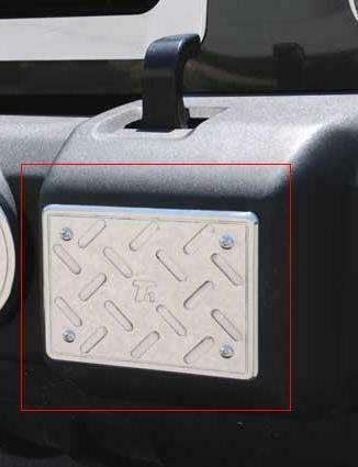 New Brushed Bumper Guard Plates for Jeep Wrangler (JK) 2007-2013 T-Rex 11484