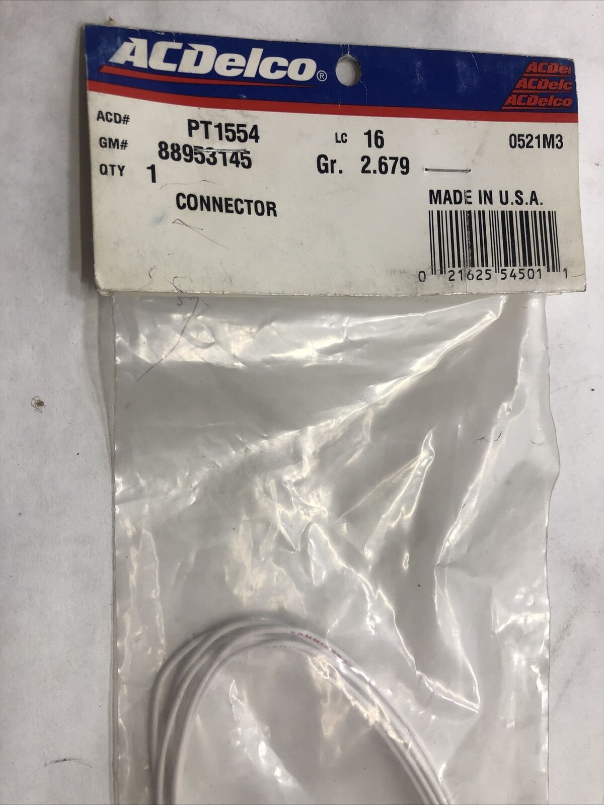 GM OE/GM Genuine Parts Tail Lamp Repair Connector ACDelco PT1554 88953145