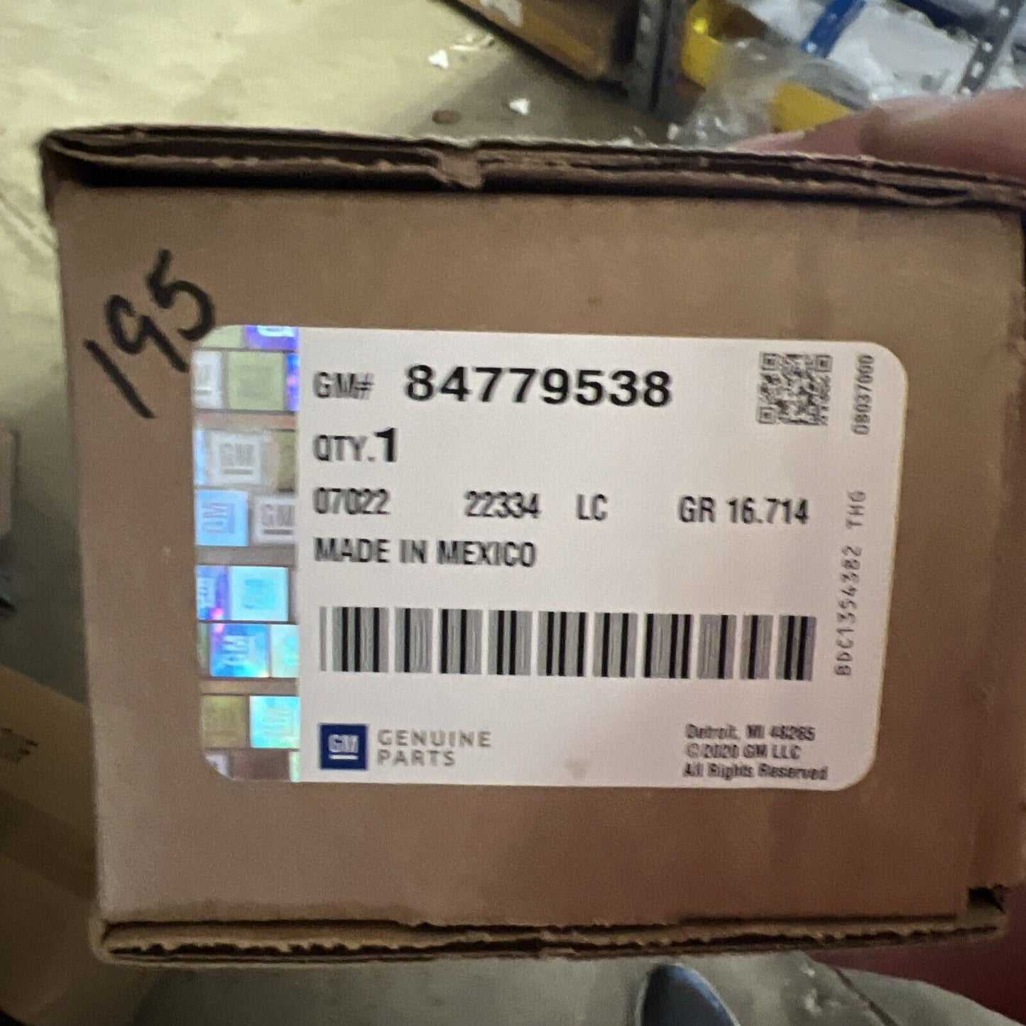 Genuine OEM GM Suburban Outer Buckle 2021-2023 84779538