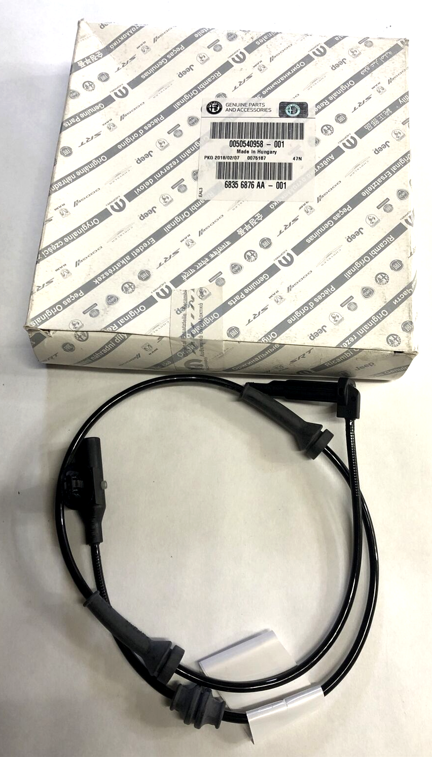 New OEM Genuine Mopar Antilock Brake System Speed Sensors 68356876AA