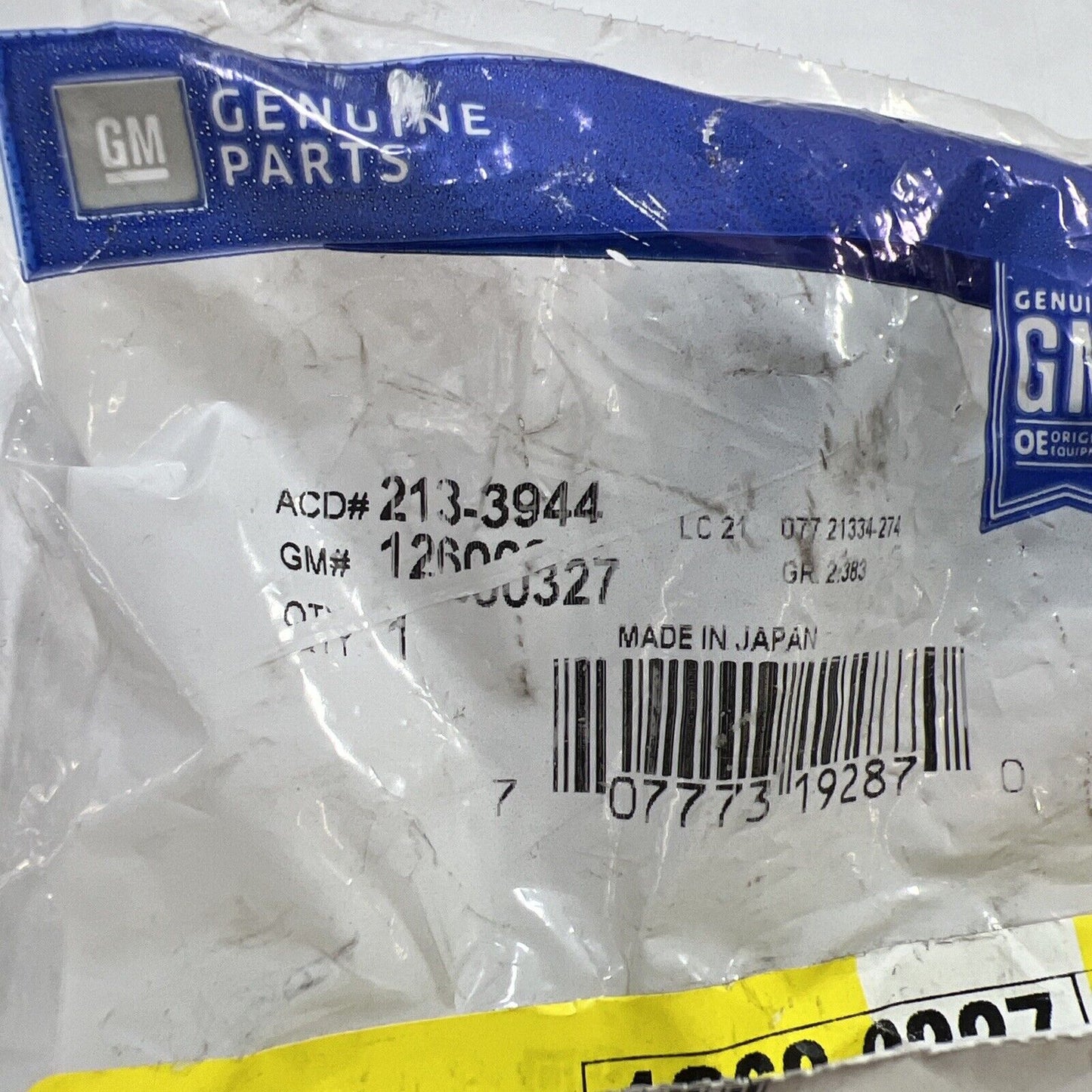 Genuine OEM GM ACDelco Ignition Knock Detonation Sensor 2007-2014 2133944