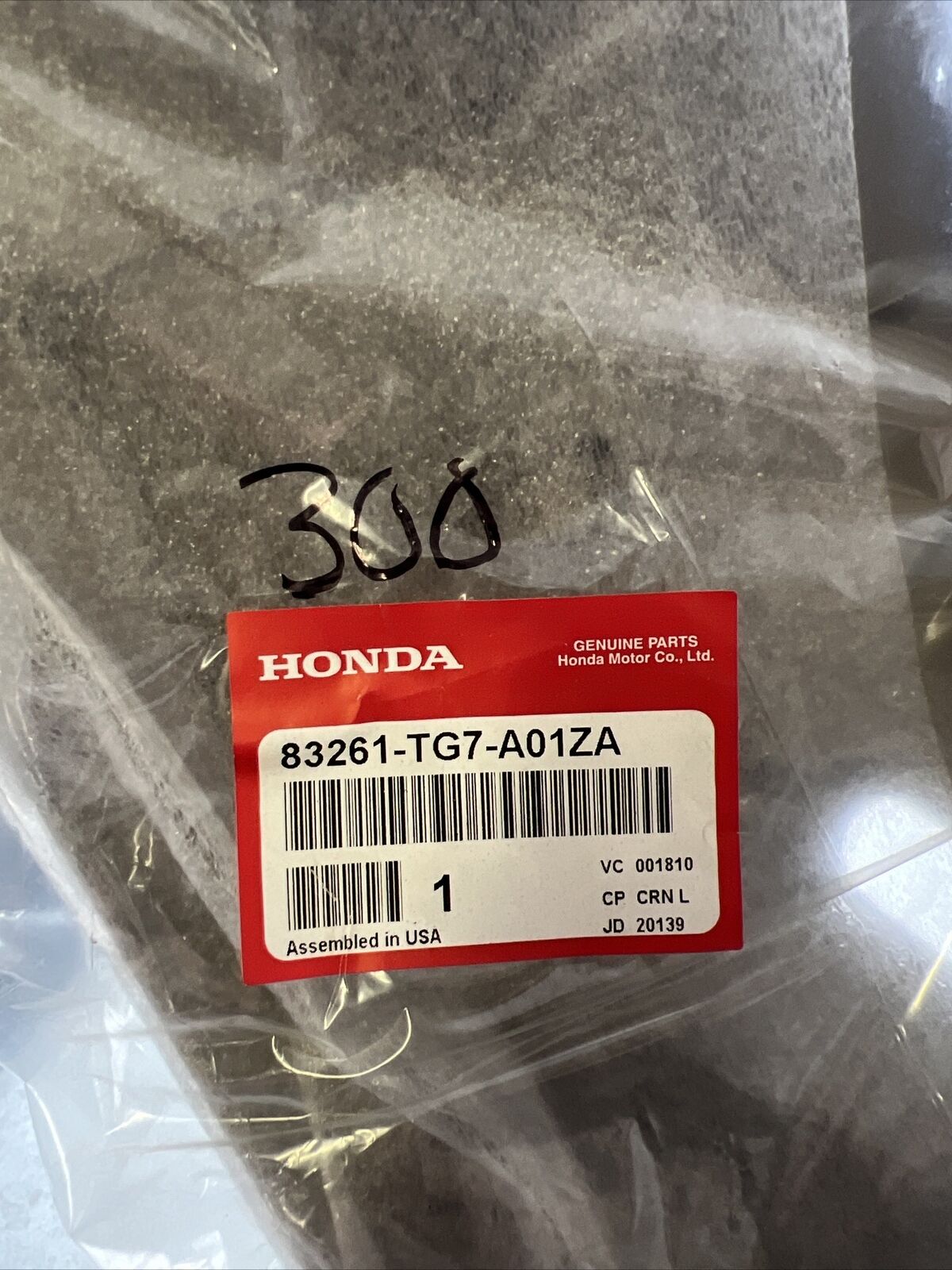 New OEM Genuine Honda Pilot 2016-2021 Rear Right Roof Base Molding 83261tg7a01za