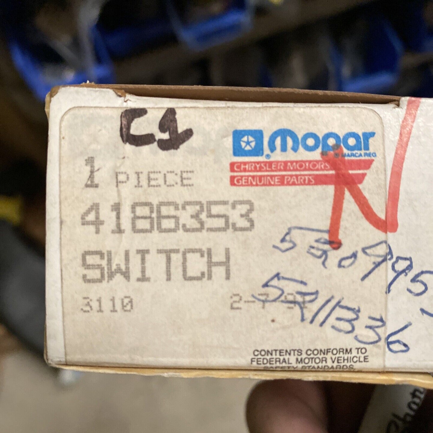 New OEM Mopar Oil Pressure Switch 4186353