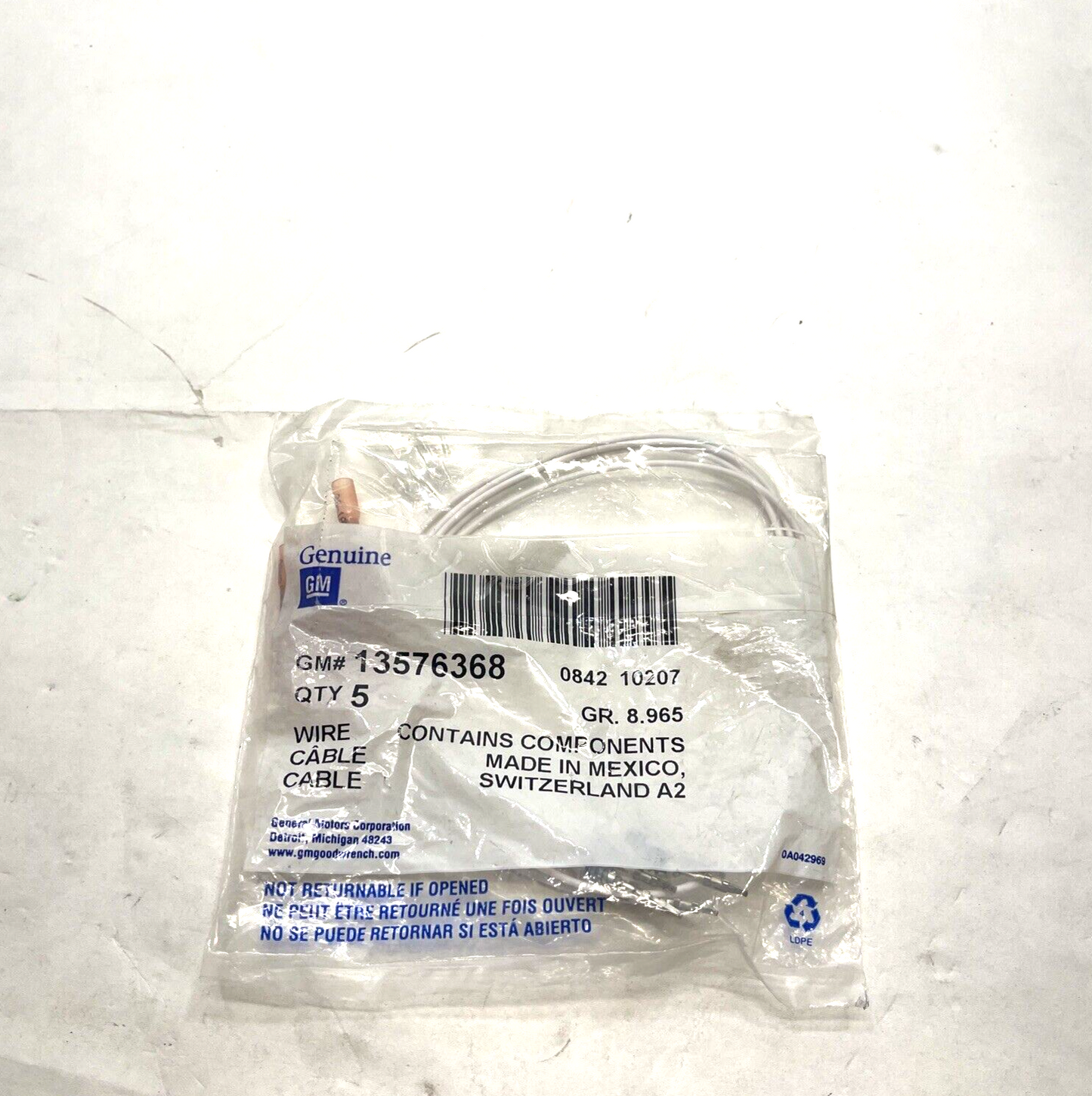 New OEM Genuine GM Multi-Purpose Wire Connector 13576368