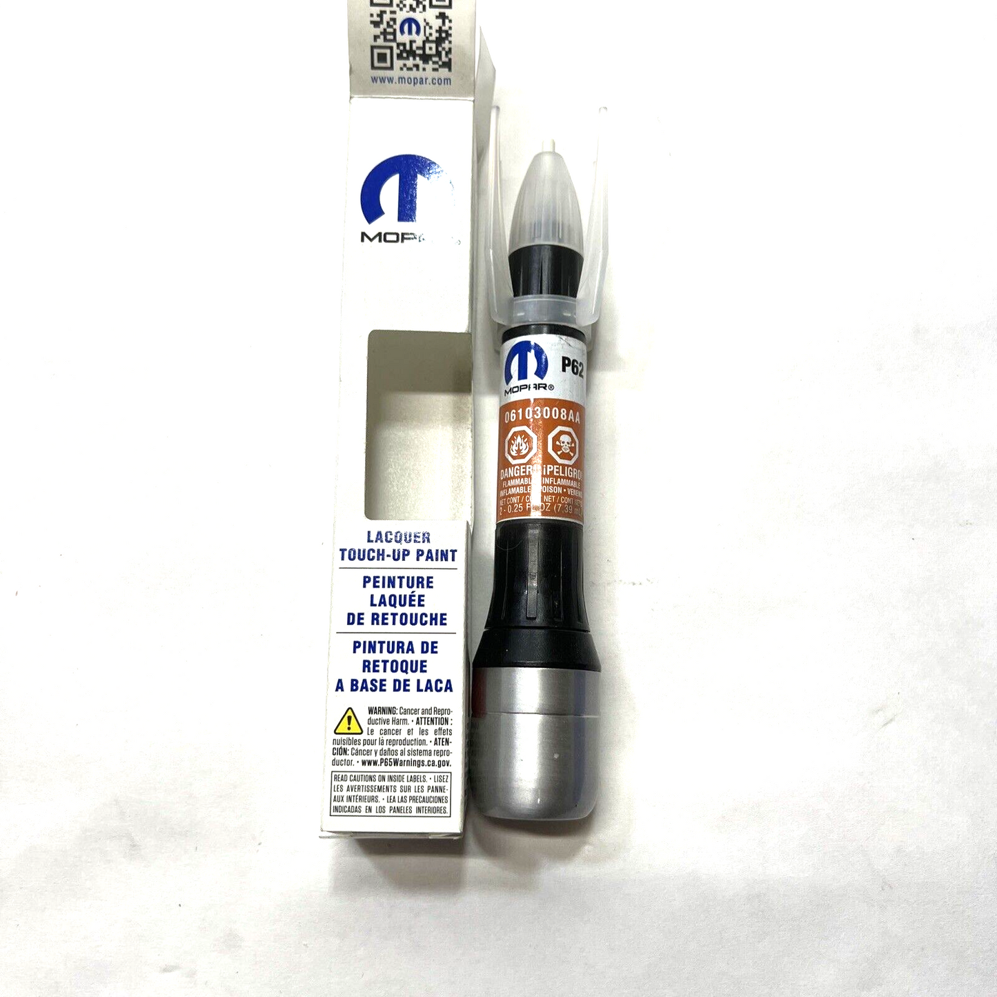 New OEM Genuine Mopar Touch Up Brush Paint Pen & Clear Coat Green 6103008AA