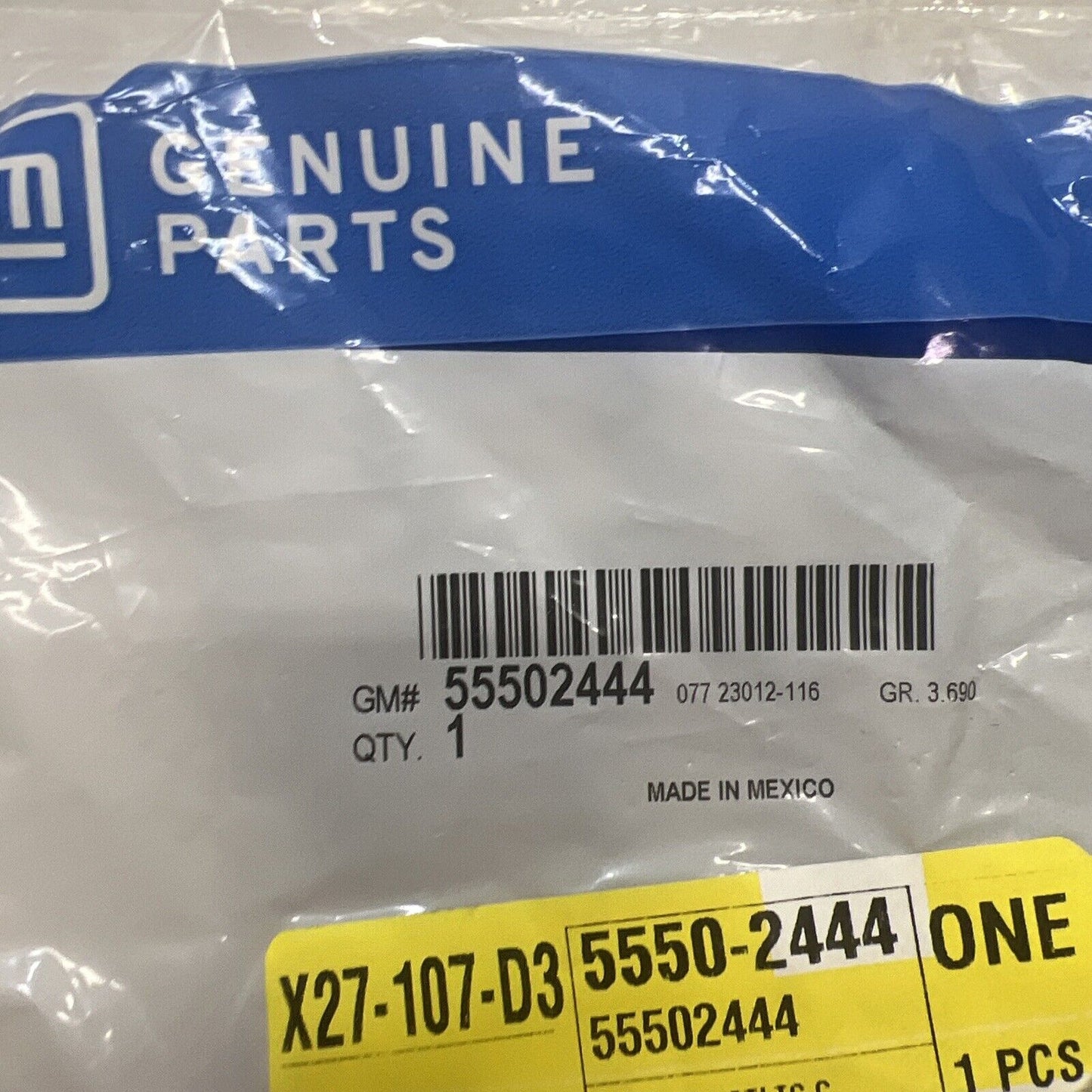 Genuine OEM GM Envision Upper Catalytic Converter Gasket 2019-2023 55502444