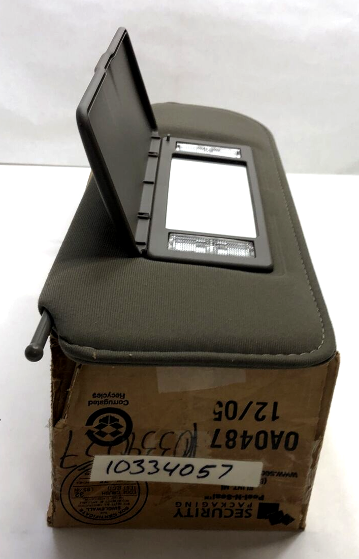 New OEM Genuine GM Right Paassenger Side Windshield Sunshield Sun Visor 10334057