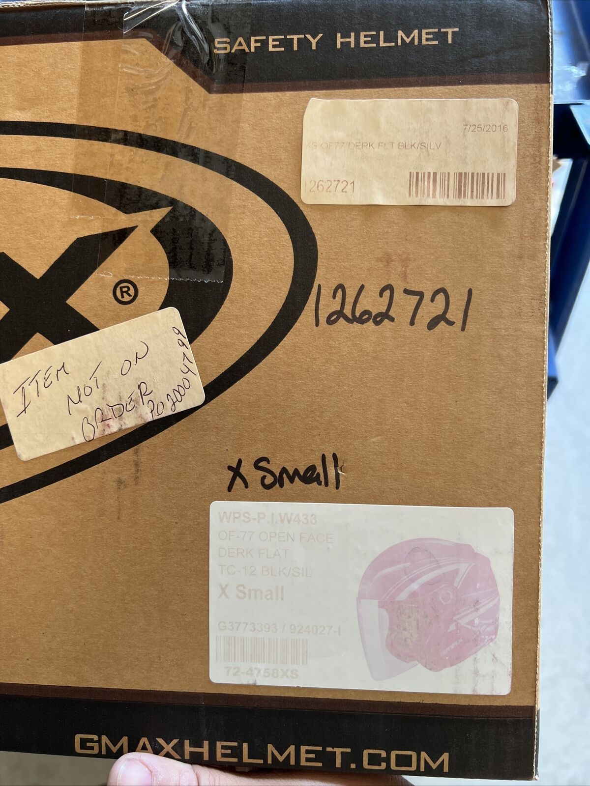 New GMAX OF-77 Helmet w/Quick Release Buckle (X-Small) 1262721