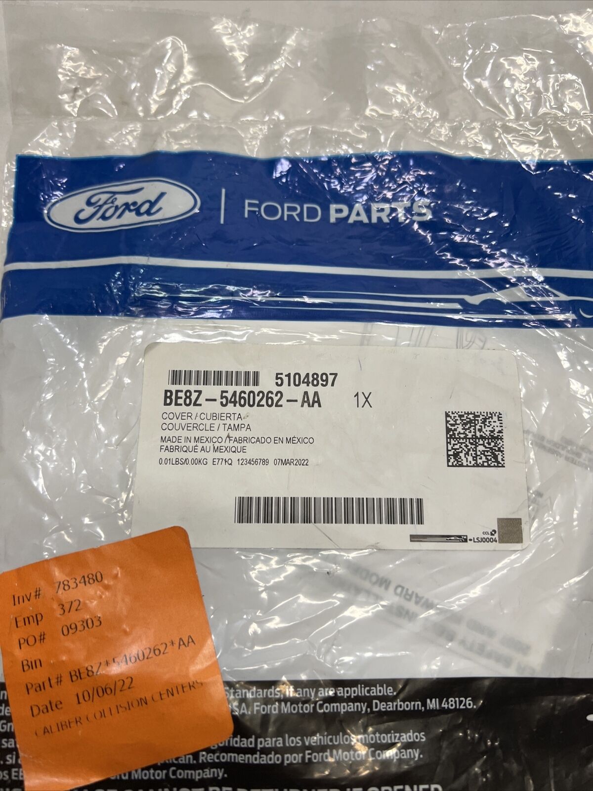 New OEM Genuine Ford Fiesta 2011-2019 Height Adjuster Cover BE8Z5460262AA
