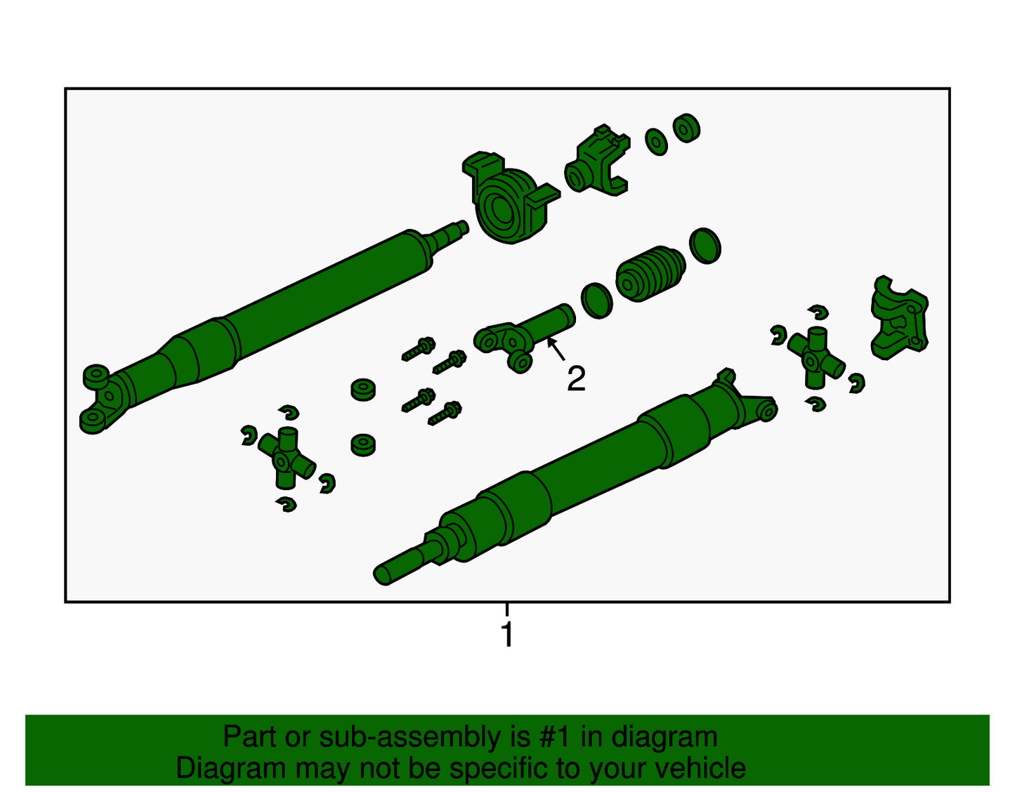 New OEM Ford Super Duty Drive Shaft 2017-2022 Rear HC3Z-4602-BD