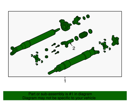 New OEM Ford Super Duty Drive Shaft 2017-2022 Rear HC3Z-4602-BD