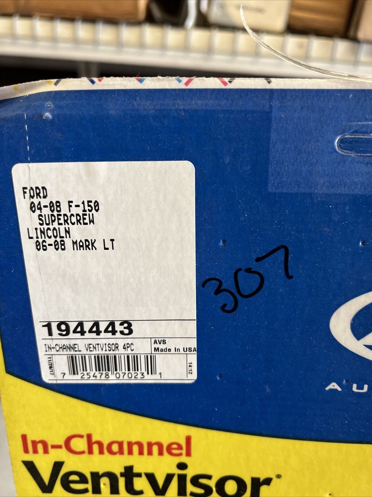 New Auto Ventshade Rain Guards In Channel Window 194443