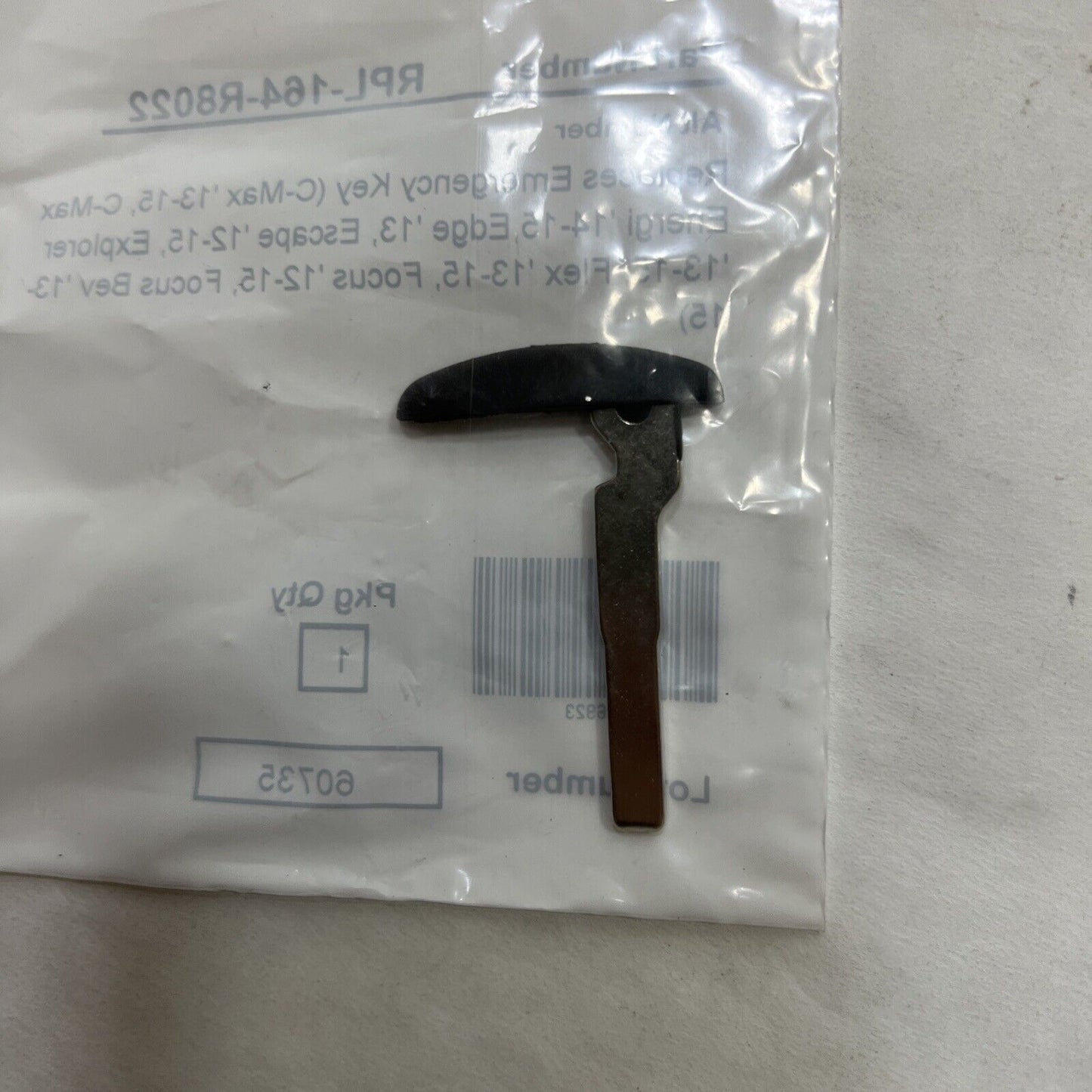 New OEM Ford Emergency High Security Key Blade Insert 164-R8022