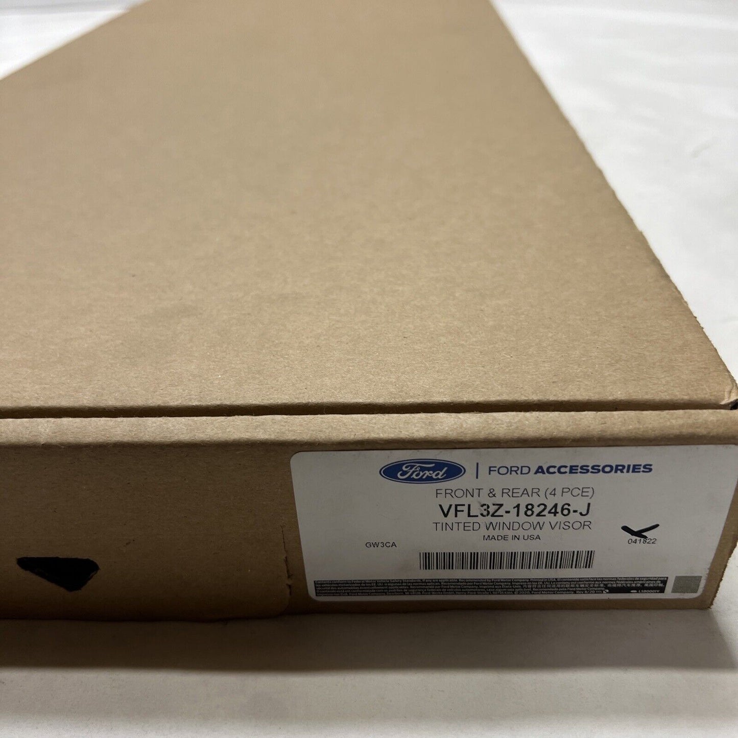 New OEM Genuine Ford 2020-2022 Window Deflectors Smoke Crew Cab VFL3Z18246J