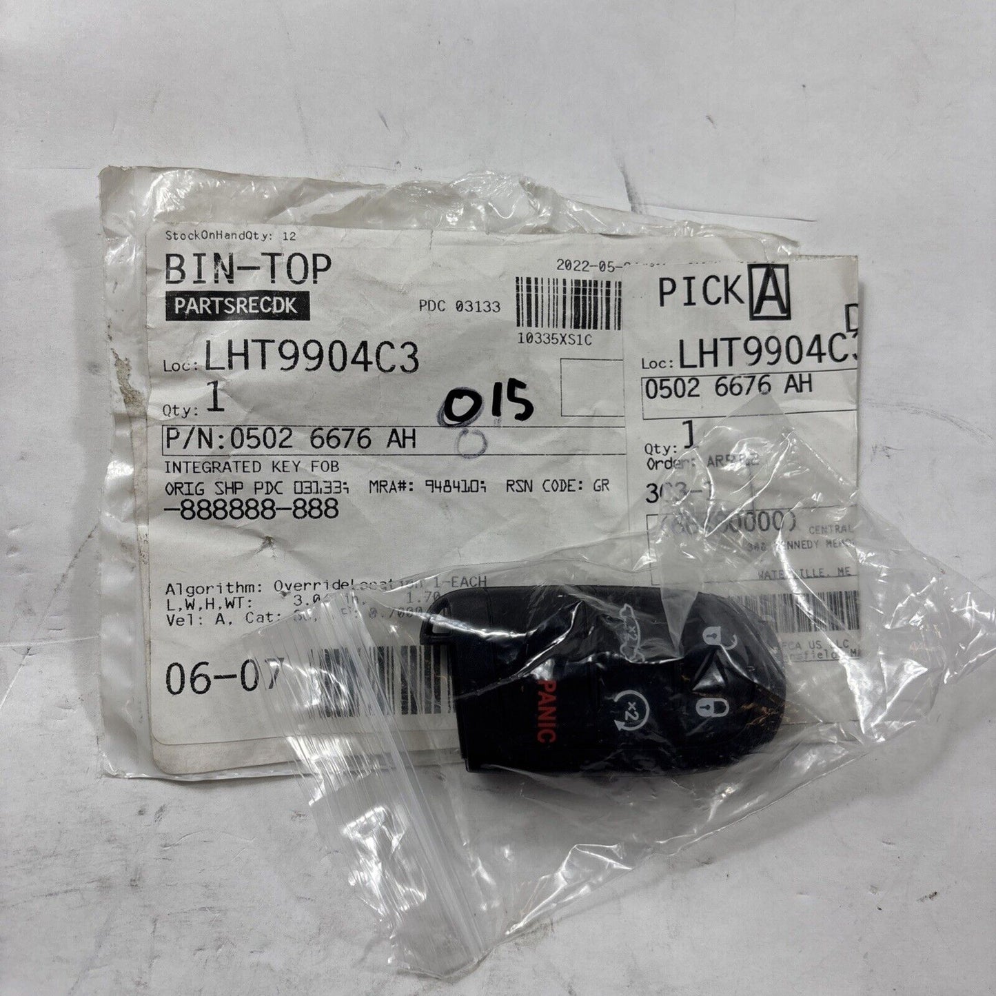 Genuine OEM Mopar Dodge Challenger 2011-2018 Key FOB 5026676AH