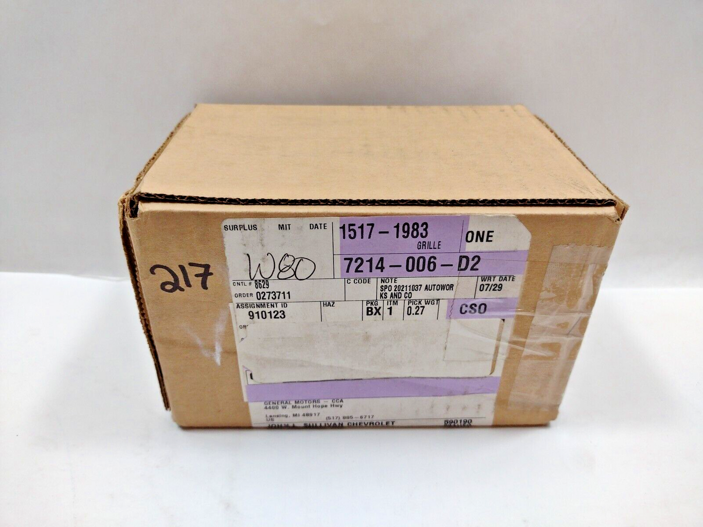 Genuine OEM GM Canyon Left Driver Side Inner Dash AC Air Vent Deflector 15171983