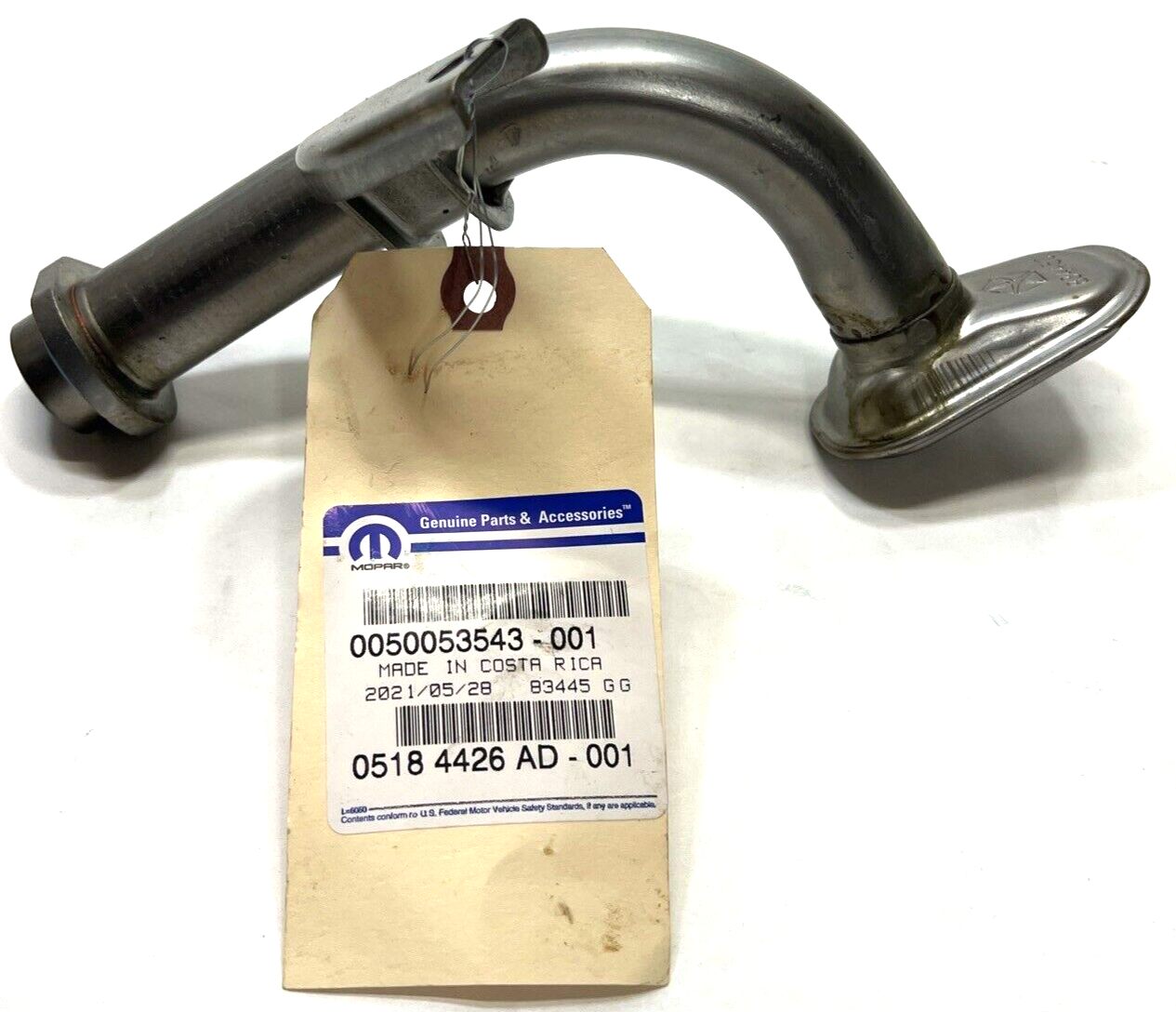 New OEM Genuine Mopar Wrangler JK 2012-2018 Engine Oil Pick Up Tube 5184426AD