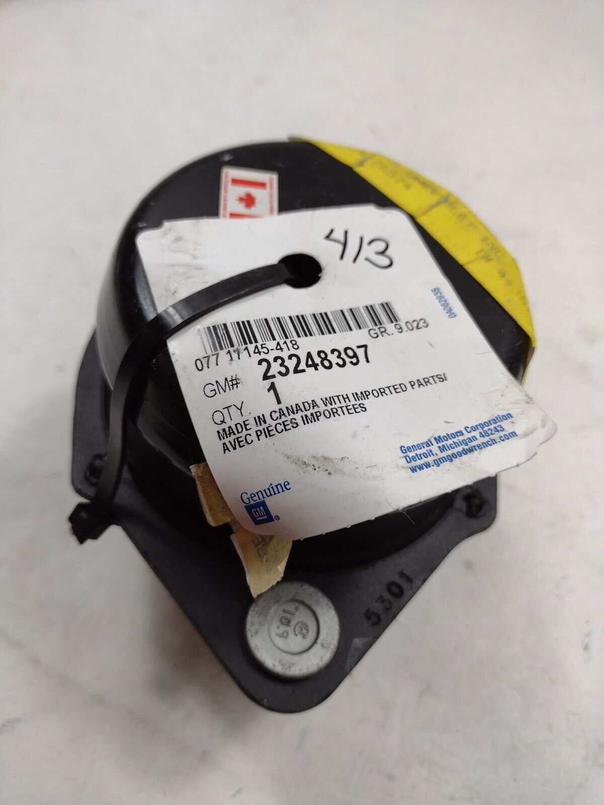 Genuine OEM GM Chevy Silverado 1500 Body Mount Cushion 2014-2019 23248397