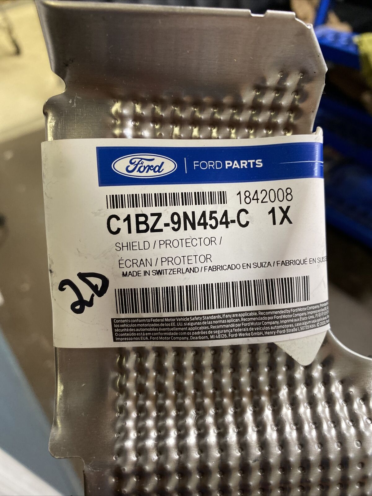 New OEM Genuine Ford Heat Shield C12BZ-9N454-C