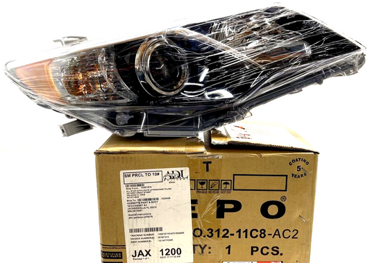 New depo For Toyota Camry 12-14 Left Driver Side Projector Headlight 31211C8RAC2
