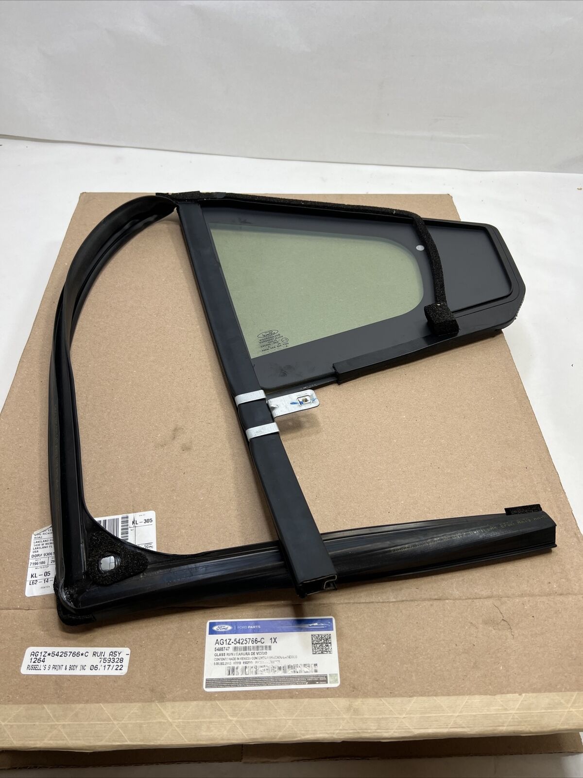 New OEM Ford Taurus Door Run Channel 10-19 AG1Z-5425766-C